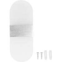 Applique murale LED en acrylique, 360 °, haut et bas, 6W, lampe moderne et chaude pour couloir, chambre à coucher, restaurant, 90 à 265V, blanche