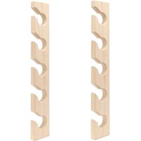 Lot de 2 Support pour Casquette de Baseball en Bois Organisateur de Casquettes de Baseball, support de rangement pour casquettes de baseball,Support mural pour placard-DOU