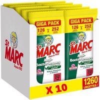 Toallitas de limpieza st-marc para hogar 1 paquete práctico