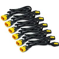APC Stromkabel-Set C13-C14 verriegelbar 1,2m 6 Stück (AP8704S-WW)