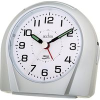 Acctim Europa Alarm Clock Silver
