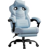 Chaise de bureau ergonomique,Fauteuil Double line,Bleu