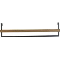 Light & Living Wandregal MADDISON aus Metall Holz Dunkelbraun –