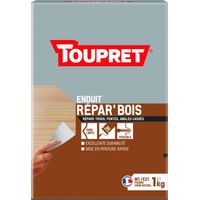 Rebouche Bois Toupret Poudre 2en1, Rebouche Et Répare - Toupret