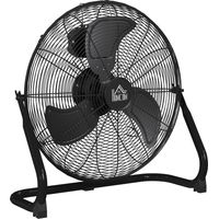 Ventilador de mesa eléctrico portátil – 3 velocidades – Inclinación ajustable de 120° – Potente flujo de aire – Negro