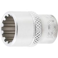 BGS Steckschlüssel-Einsatz Gear Lock Antrieb Innenvierkant 6,3 mm (1/4") SW 12 mm - 10112