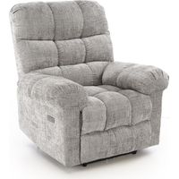Sillón reclinable Houston 2080, Gris, 100x105x100cm, Tapiz