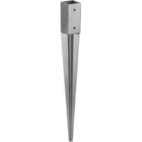 Ancoraggio in acciaio per base palo 100x900mm