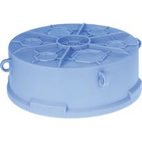 Eur Ohm – Base de 52169 – Support pour perceuse Ø145mm – Boite d'encastrement pour béton armé – Hauteur 7cm – Largeur 15cm – Profondeur 15cm
