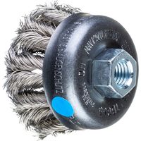 PFERD TOOLS COMBITWIST Topfbürste gezopft TBG Ø 65 mm M14 Edelstahl-Draht-Ø 0,35 mm Winkelschleifer