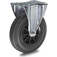 TENTE Ruota in gomma piena su cerchione in plastica Ø x