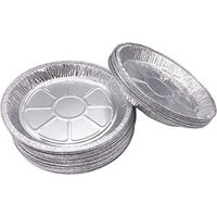Moule À Tarte - Aluminium - 23 Cm - Jetable - Pour Tartes Et Quiches - Lot De 50