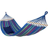 Sbarra di Supporto per Amaca Aruba in Juniper Blu con Ganci e Supporto Robustamente Realizzata