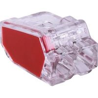 Connecteur automatique 2 entrées mini rouge pour câble rigide 1 à 2.5mm² connexion rapide (boite de 150) SIB ADR P07132