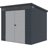 Casetta Box für Gartenwerkzeuge aus Polypropylen 238x191x215cm Bolsena