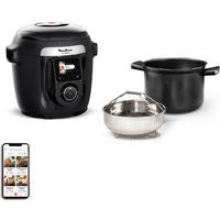 Moulinex – Mijoteur Cookeo Wifi 9-en-1 – Multicuiseur intelligent haute pression 6L – 9 modes de cuisson – Écran LED couleur – Cuisson rapide et autonome