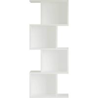 Wandregal Rebecca Mobili Balay 125x50x25 Spanplatte Weiß Modern