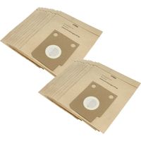 vhbw 20x Sacs compatible avec Jata AM 905 A / AM, 905 A aspirateur - 28cm x 25cm couleur sable