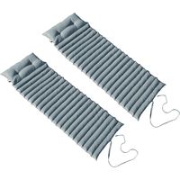 2er set sonnenliegenmatratzen 180cm oliv - Red Deco - 2X SORMIOU OLIVE