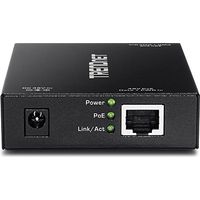 TRENDnet Gigabit PoE+ Extender/Verstärker, Einfacher Port PoE, Power over Ethernet, Verlängert 100 m auf eine Gesamtdistanz von bis zu 200m (656 ft.), TPE-E100