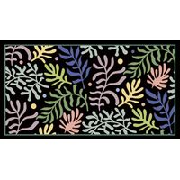 Zerbino Ingresso 40X70 cm Interno Esterno Gomma Sostenibile Antiscivolo Pietre Mosaico Maioliche - DIS D