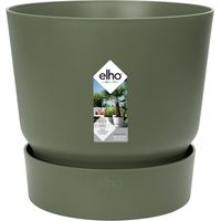 Elho Greenville Rond 18 - Vert - L 18 x B 18.3 x H 17 cm - extérieur - 100% recyclé