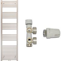 Badheizkörper Royal Handtuchheizkörper Mittelanschluss Weiss Handtuchwärmer 400x800 mm
