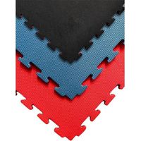 Tatami Puzzle 1000x1000x20 mm Esterilla Reversible Antideslizante Suelo para gimnasios y Judo Con Bordes