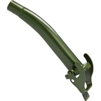 Monzana – Bec verseur métal vert olive pour jerrican 5/10/20 litres – Avec pince de sécurité – Adapté aux liquides et chantiers humides