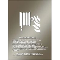 Lastra infrangibile per idrante UNI 45 da interno mm. 306x530 materiale plexiglass opaco 4002I.700 - - BOCCIOLONE - -