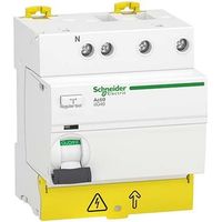Schneider A9R67740 Acti9 iIG40 – Differenzstromschutzschalter für Gruppenanschluss – 3P+N – 40 A – 30 mA – Typ AC