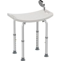 Sgabello Sedile Sedia per Doccia Bagno, Antiscivolo, Altezza Regolabile