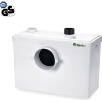 Sanigo Hebeanlage 600W Abwasserpumpe Sanigo 3/1 für WC Dusche Lavabo