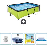 Exit-toys Piscina Exit Rettangolare - 220x150x65 cm - 7-pezzi SCB66