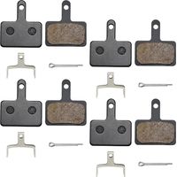 4 Paires Plaquette de Frein Velo,Plaquette de Frein VTT,Plaquette de Frein Trottinette Electrique,Détachées de Vélo,Plaquette de Frein Velo Electrique,Plaquettes de Frein à Disque pour Vélo B01S