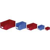 Boîtes de rangement ouvertes L229/200xl148xH122mm PE rouge