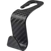 BRAVIX Appuie-Tête Crochet de Voiture, Crochets pour Siège de Voiture Universel, Support Crochet D'appui-Tête de Aiège Arrière de Voiture Noir (10 pcs)