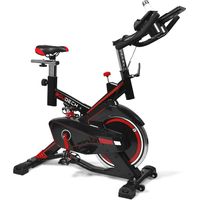 BOLD 1600 - Bicicleta de carrera profesional con volante de inercia de 16 kg, pantalla LCD, software de monitorizacin y soporte para tableta Bicicleta de fitness giratoria Bicicleta de carrera profesi