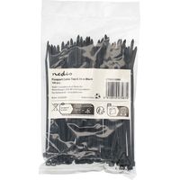 Nedis Kabelbinder / 140 mm / 100 Stück / Schwarz