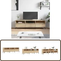 Meuble TV chêne sonoma 150x30x44,5 cm bois d'ingénierie - Meubles Tv - Meuble Tv - Buffet Tv - Banc Tv - Mobilier Salon