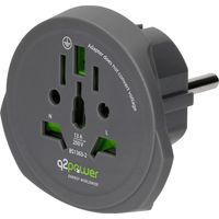 Q2 Power q2-1.100100-TH Reiseadapter