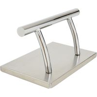 Barberpub Edelstahl Fußstütze Professional Friseurfußstütze, mobile Fuß Pedal Fußauflage, foot rest Fußablage Friseurstuhl Salonausstattung, FT001, (Silber)