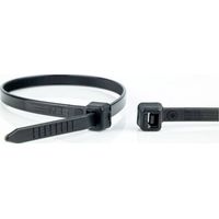WKK 120196071 120196071 Fascetta per cavi 300 mm 4.80 mm Nero stabile al calore, Stabilizzato ai raggi UV, resistente a