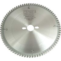 FIRST ITALIA Lame de Scie Circulaire HM D. 250 mm avec 80 Dents et Alésage de 30 mm - Acier Carbure - Conçue pour Finitions de Bois Tendre et Exotique