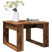 Table d'appoint-Table basse-Table Salon vieux bois 50x50x35 cm bois d'ingénierie 661991