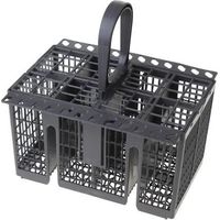 GDE - Panier à couverts noir pour Lave-vaisselle compatible Hotpoint C00257140, C00386607