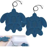 Lot de 2 absorbeurs de mousse pour jacuzzi - Réutilisables - Absorbeur d'huile - Tortue en mousse - Pour accessoires de jacuzzi, piscine et spa - Nettoyage des accessoires de piscine