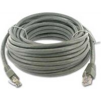 Cable Reseau RJ45 Blinde Droit Categorie 5e 30m F-UTP5 gris CCA