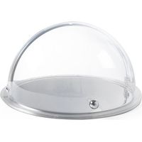 Plateau rond en acier inoxydable avec couvercle RollTop, diamètre 380 mm - Hendi 424001