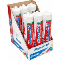 Mapei mapesil ac silicone acetico elastico resistente alla muffa 310 ml 6 pezzi colore- blu spazio - 172 - confezione 1